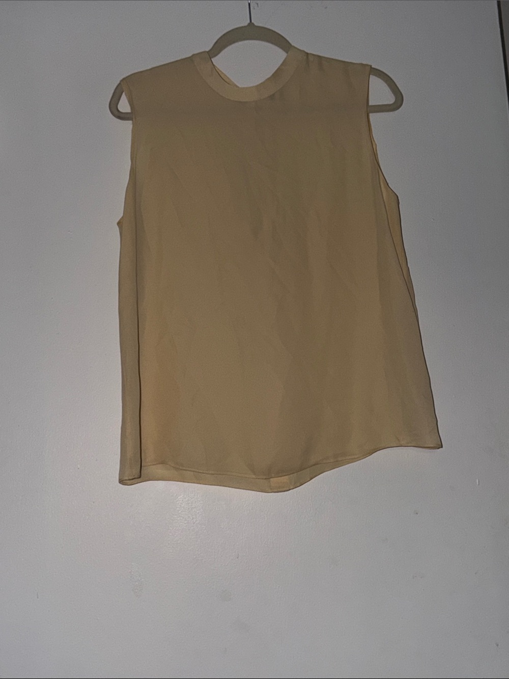 Vince Sleeveless Tank Top - Light Yellow (Cream)